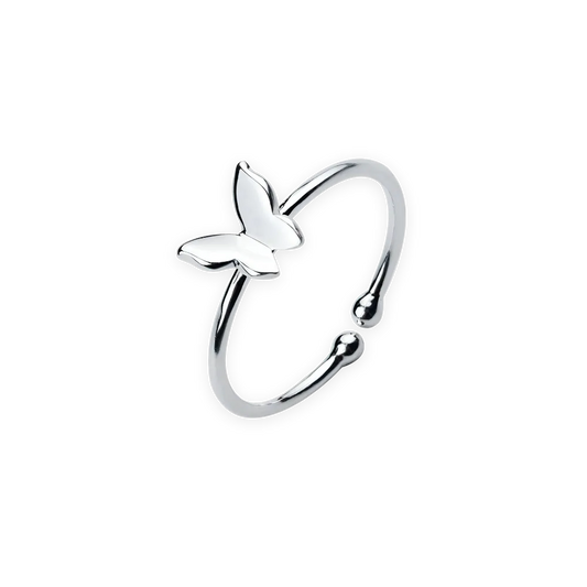 Sterling Butterfly Ring