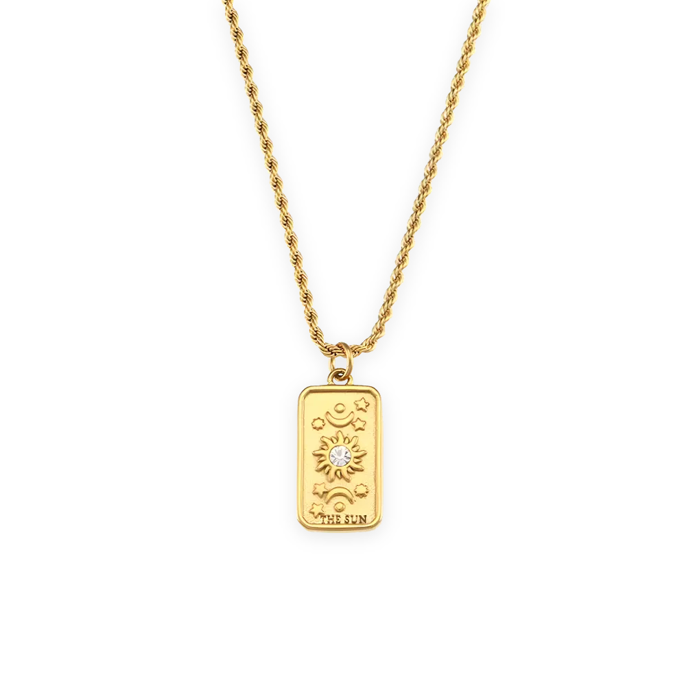 Sun Tarot Necklace