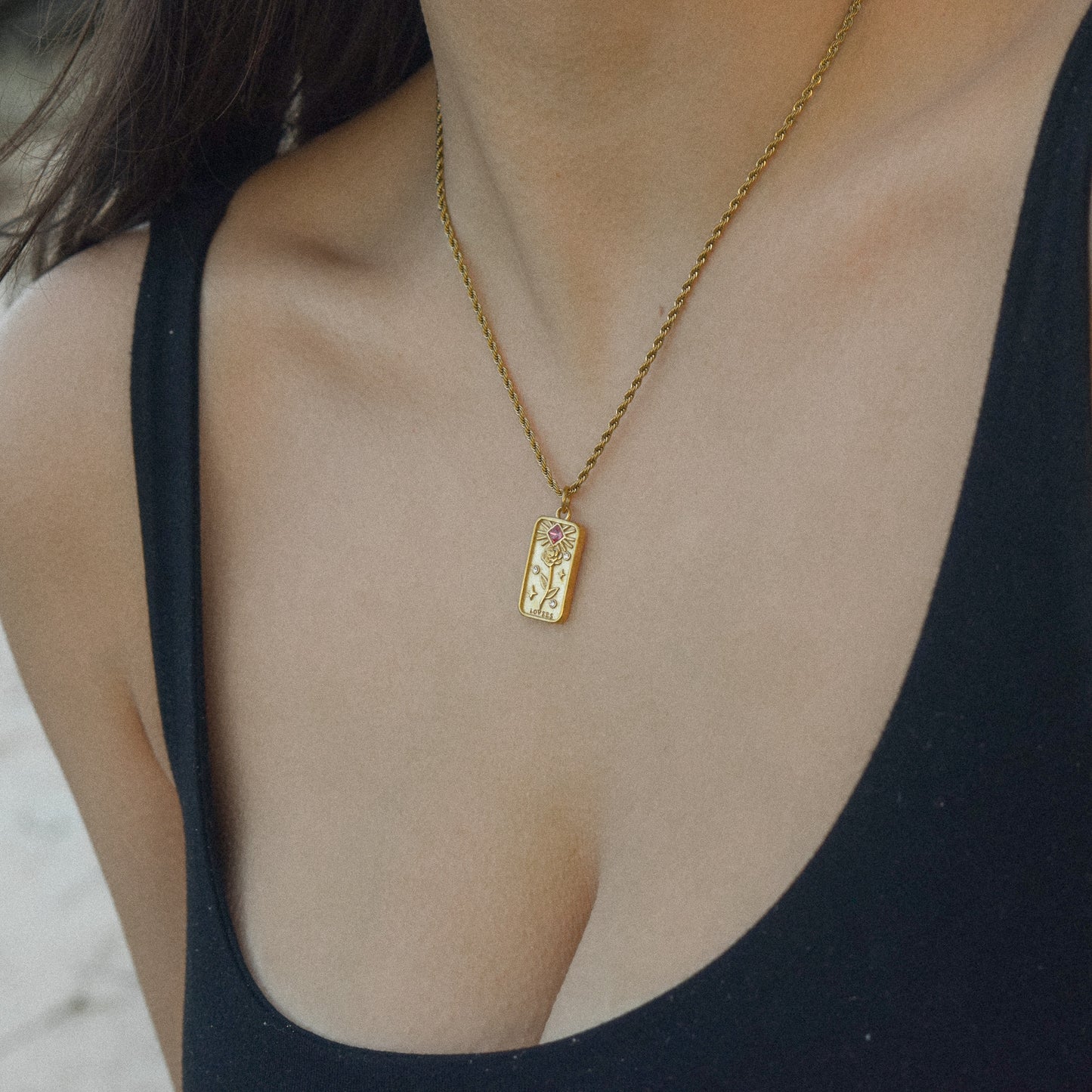 Lovers Tarot Necklace