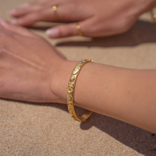 18K Gold Bracelets – Sahara Sun