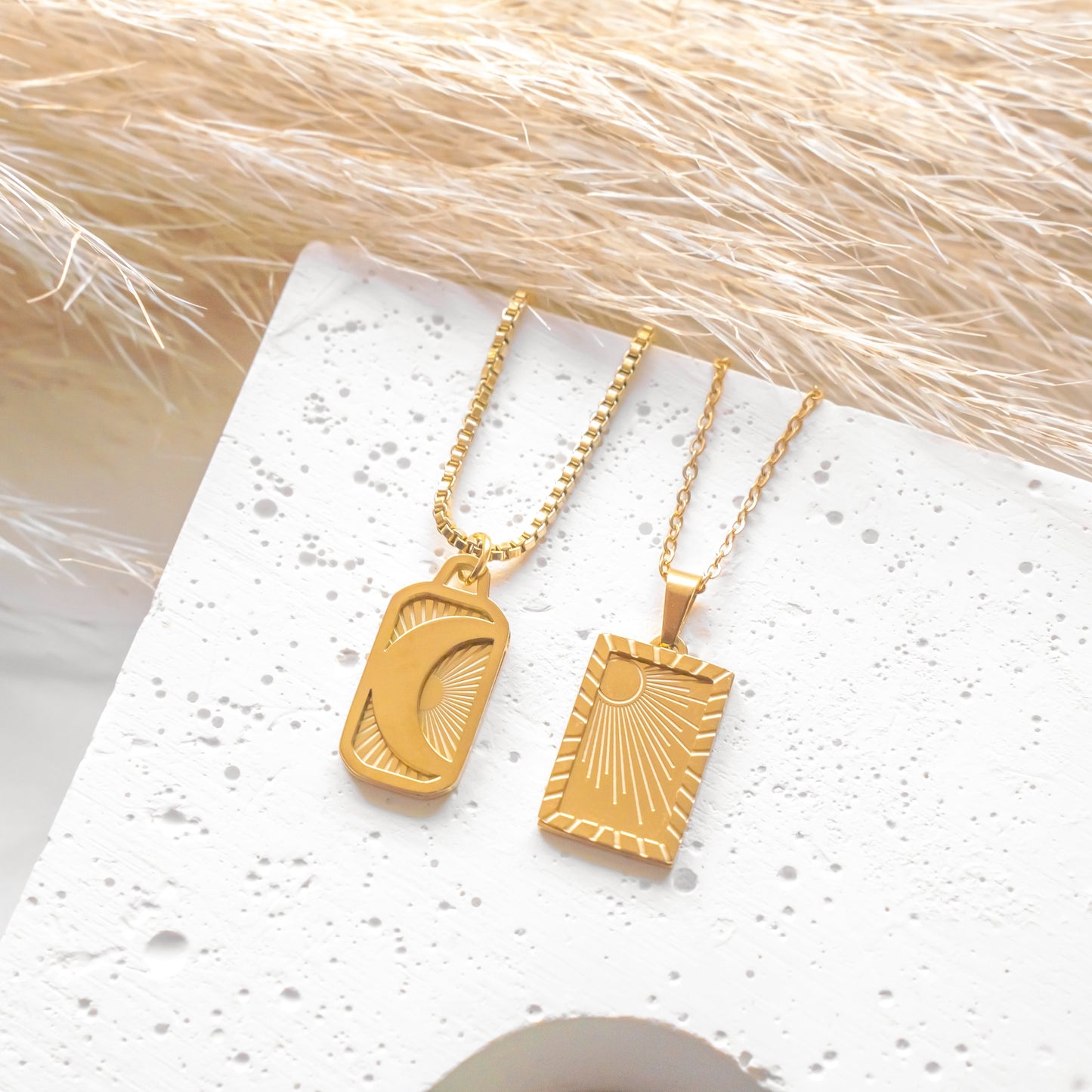 Waning Crescent Necklace