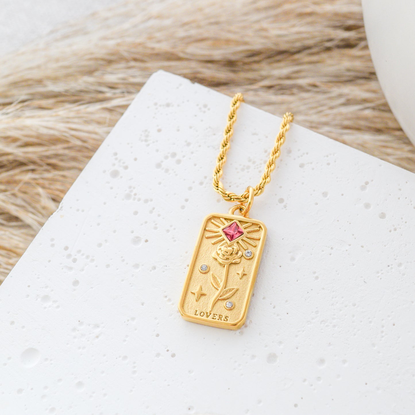 Lovers Tarot Necklace