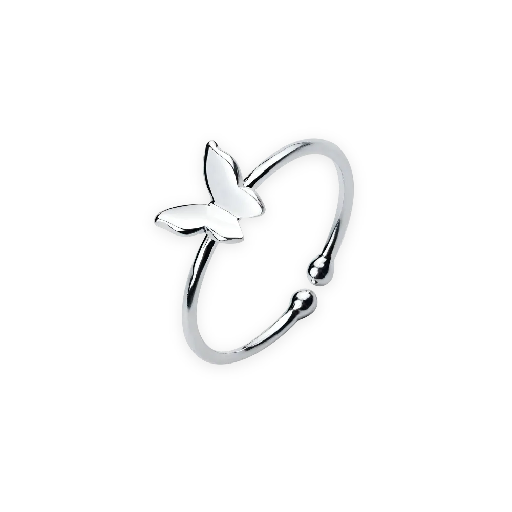 Sterling Butterfly Ring