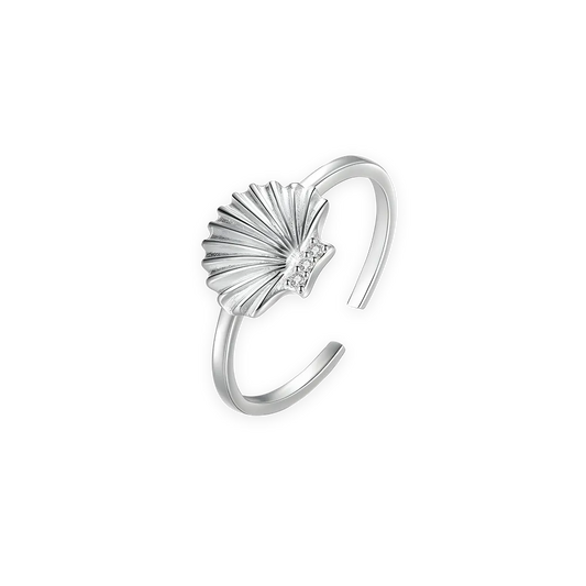 Sterling Seashell Ring